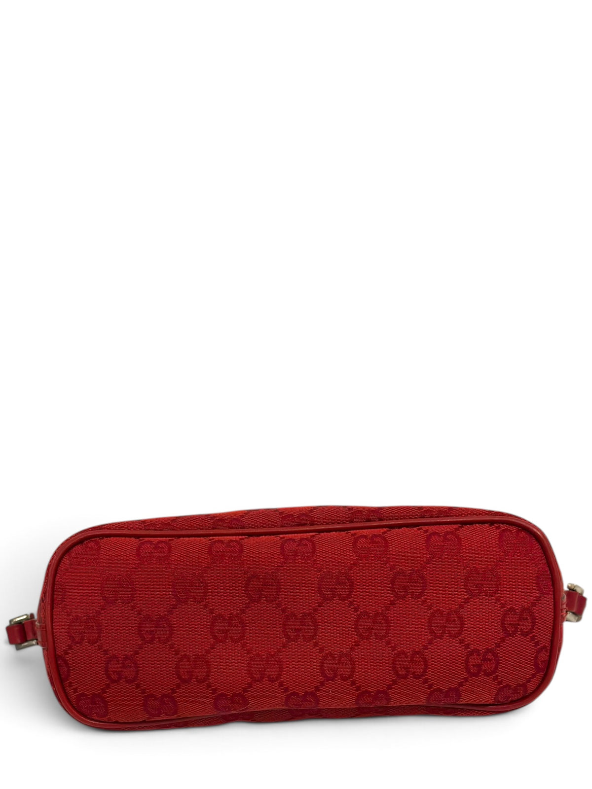 Gucci Boat Bag Vintage Red Monogram GG Pochette
039 1103