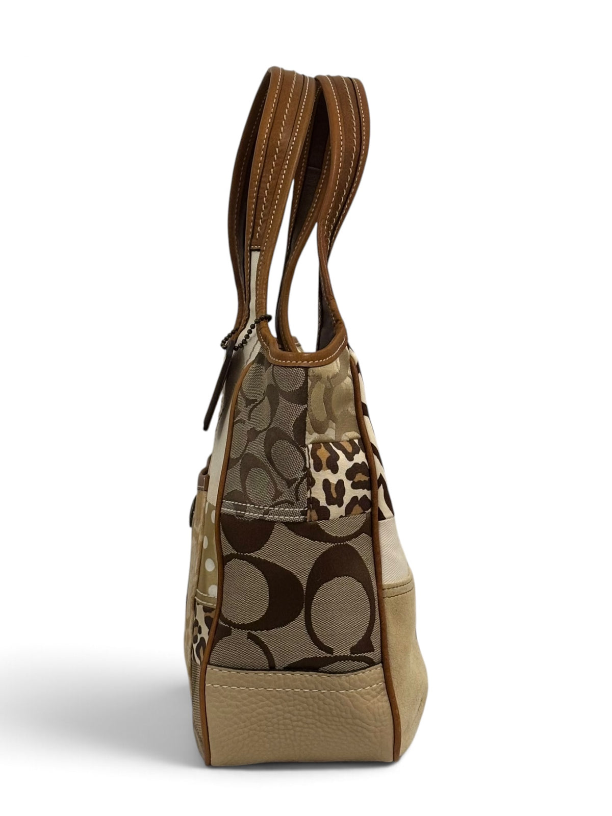 Vintage Coach Ergo Patchwork Bag 10810 Signature & Animal Print Tote