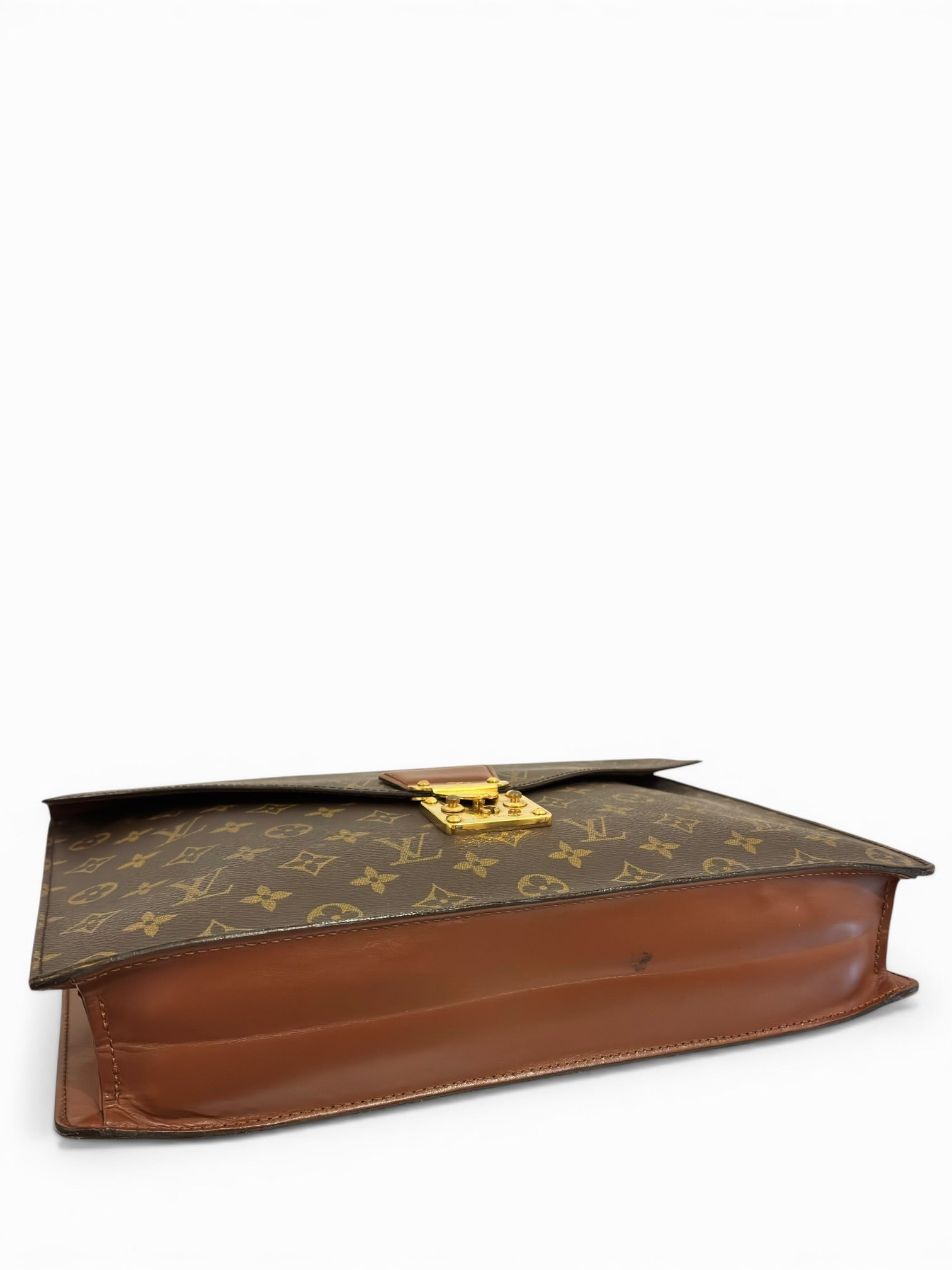 Louis Vuitton Brown Monogram Porte Documents
Bandouliere Briefcase Handbag