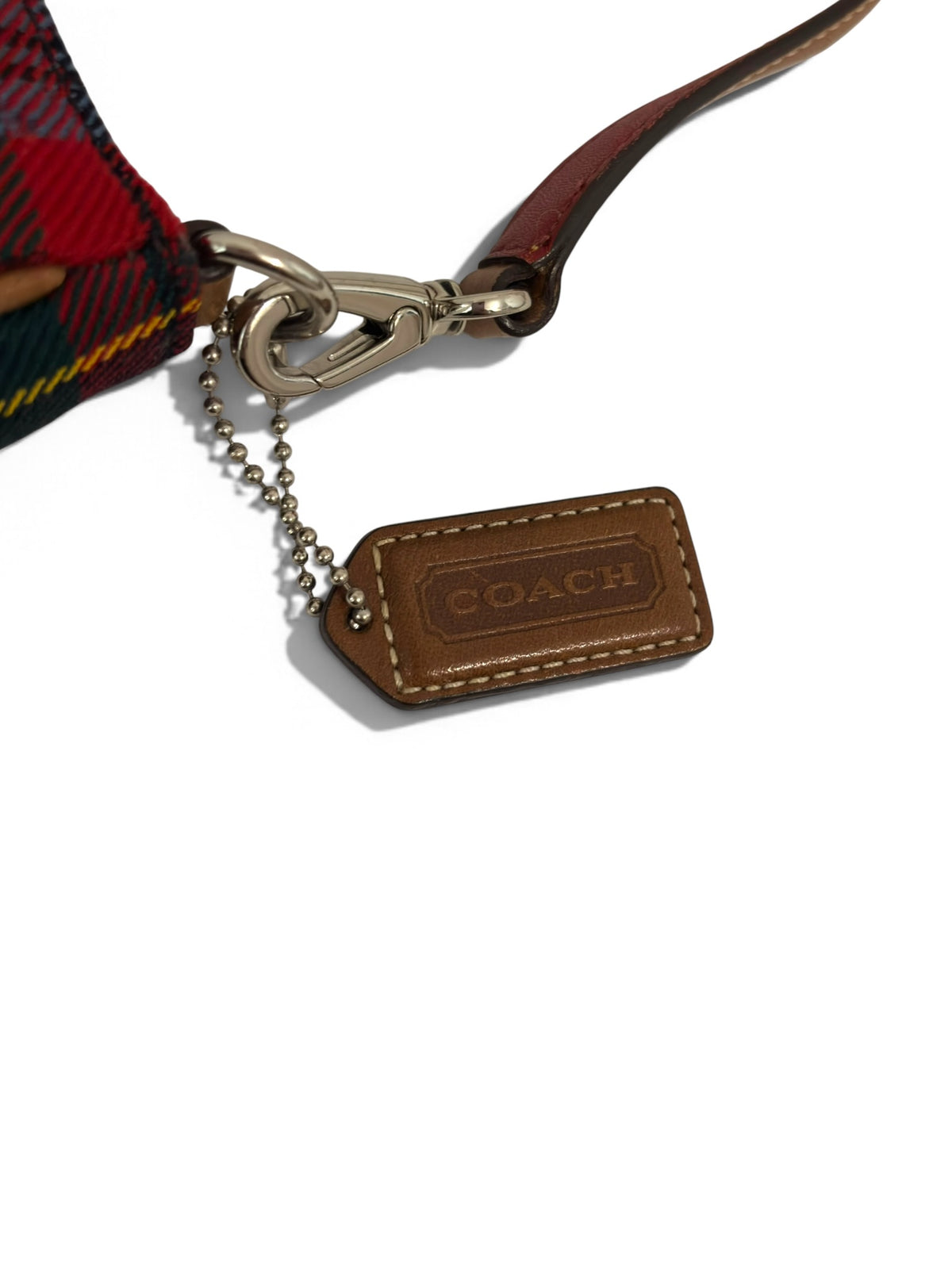 Vintage Coach Demi Bag 8935 In Tartan Plaid Wool