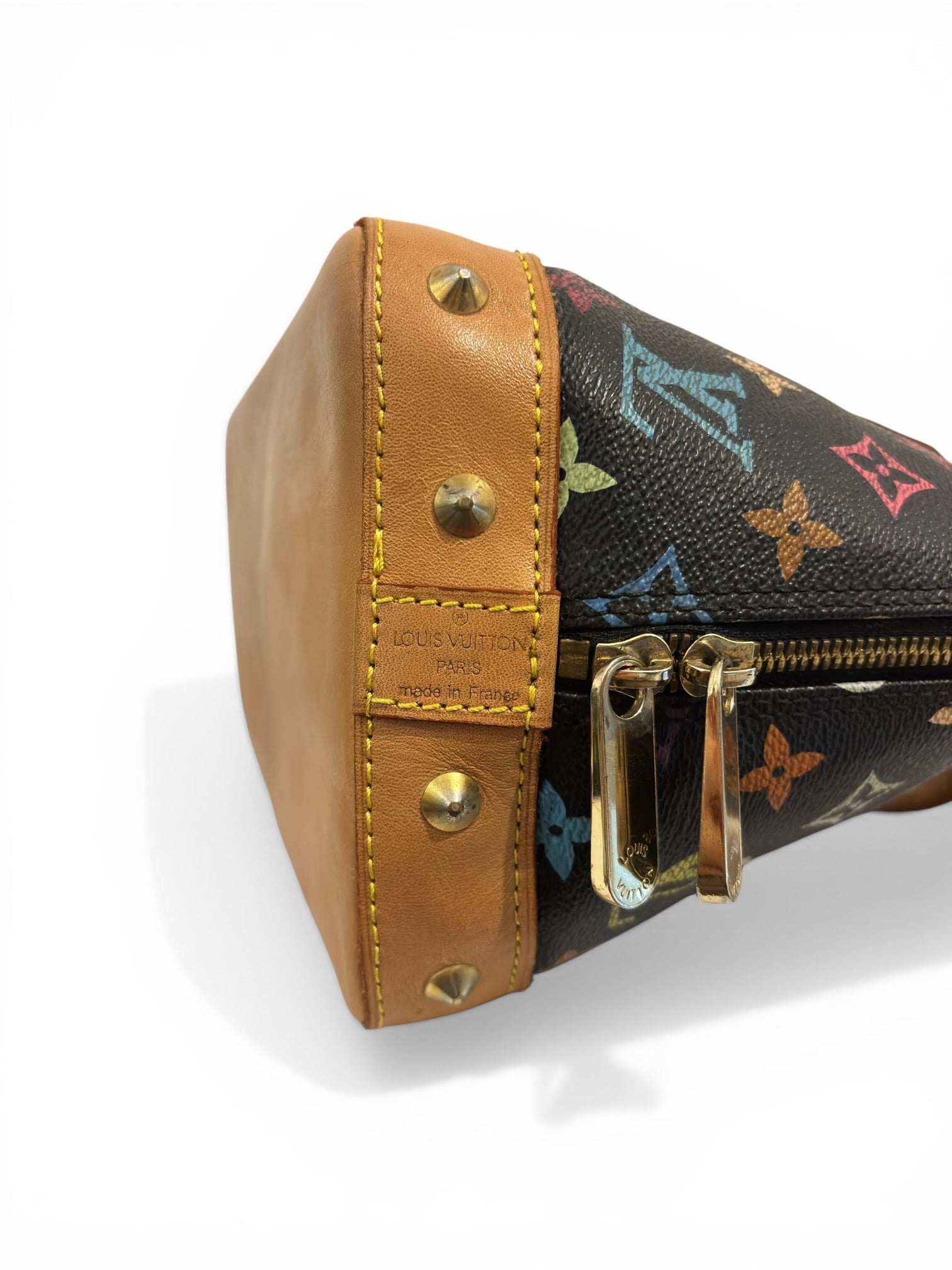 Louis Vuitton Limited Edition X Takashi Murakami
Black & Multicolour Alma PM Handbag