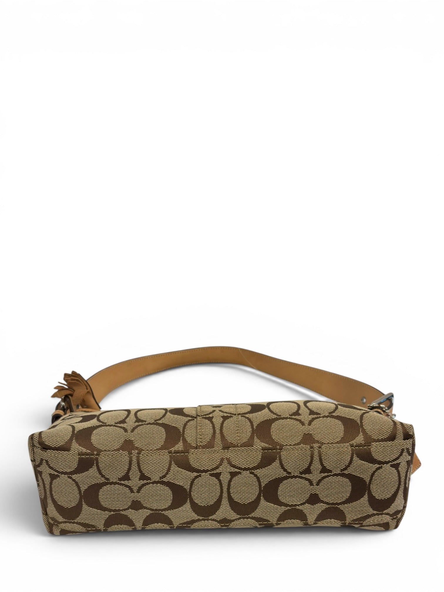 Coach Brown Canvas & Leather Tan Baguette
Vintage Shoulder Bag A055-6371