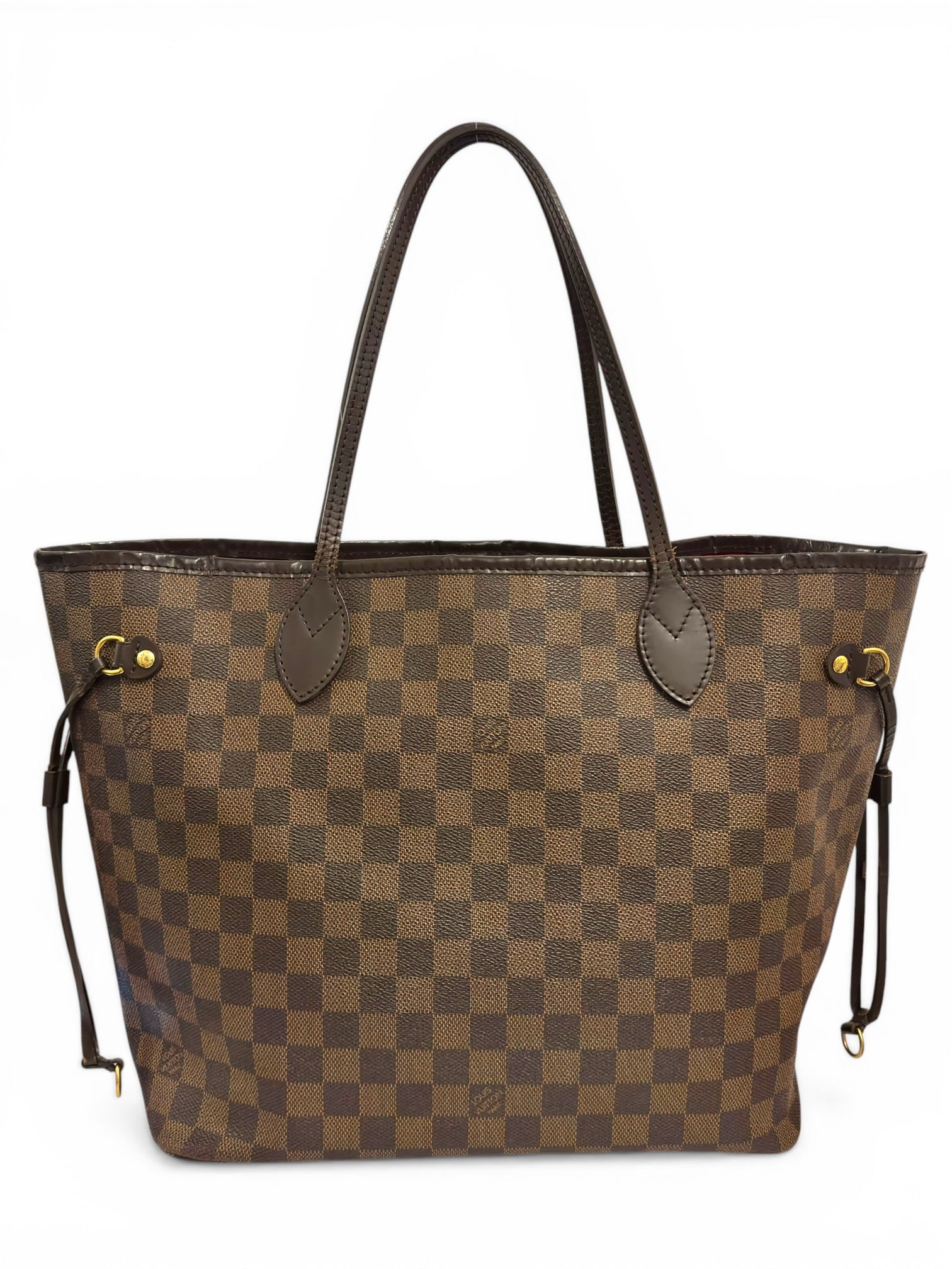 Louis Vuitton Neverfull Brown Damier Ebene MM
Cherry Red Tote Shoulder Bag