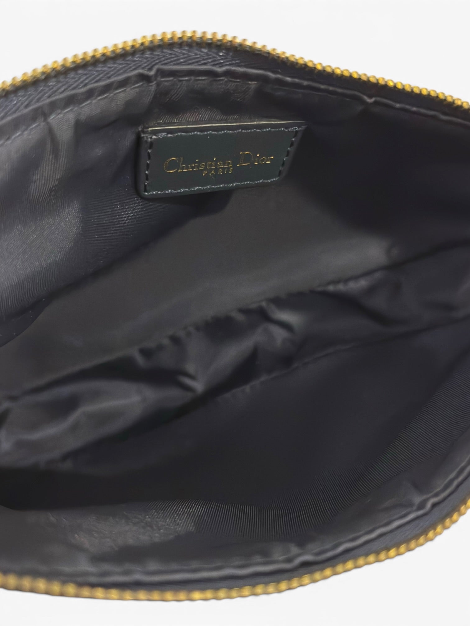 Vintage Christian Dior 2002 Mini Diorissimo Saddle Pochette Shoulder Bag