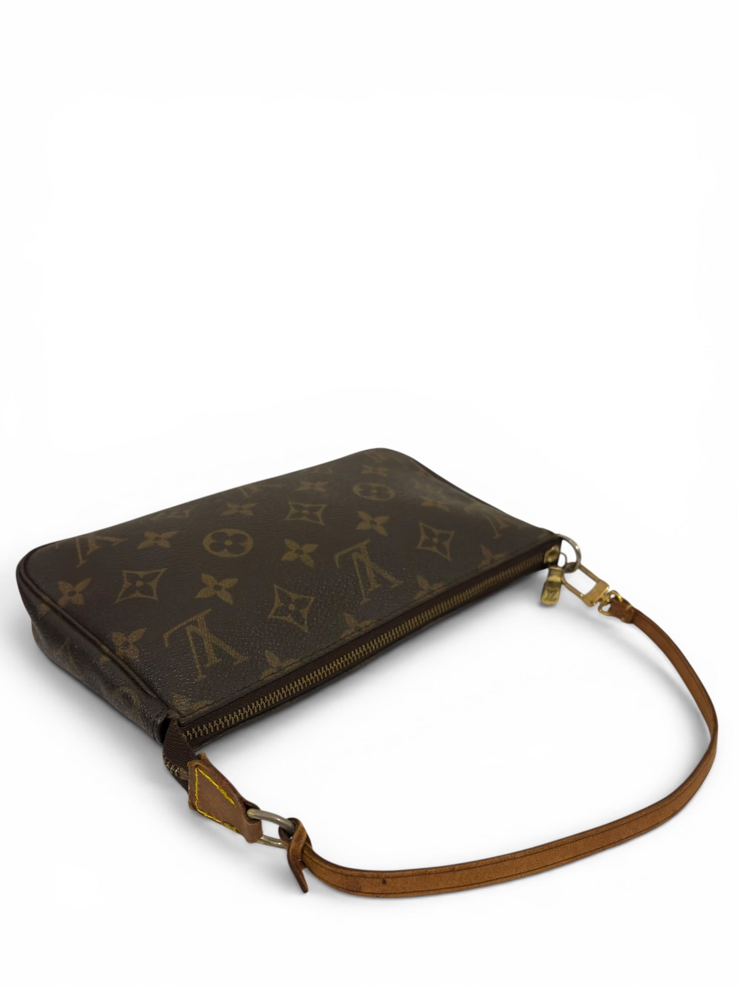 Louis Vuitton Rare Brown Monogram Pochette
Accessoires Vintage VI0021 Shoulder Bag