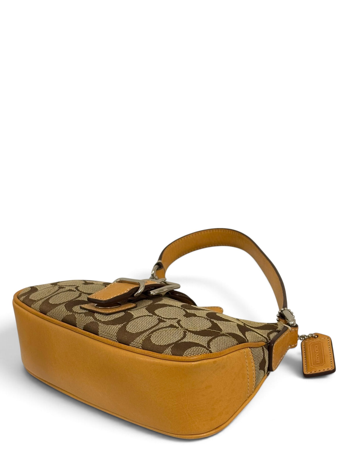 Vintage Coach Demi Mini Soho Bag 6362 Signature Brown Shoulder Bag