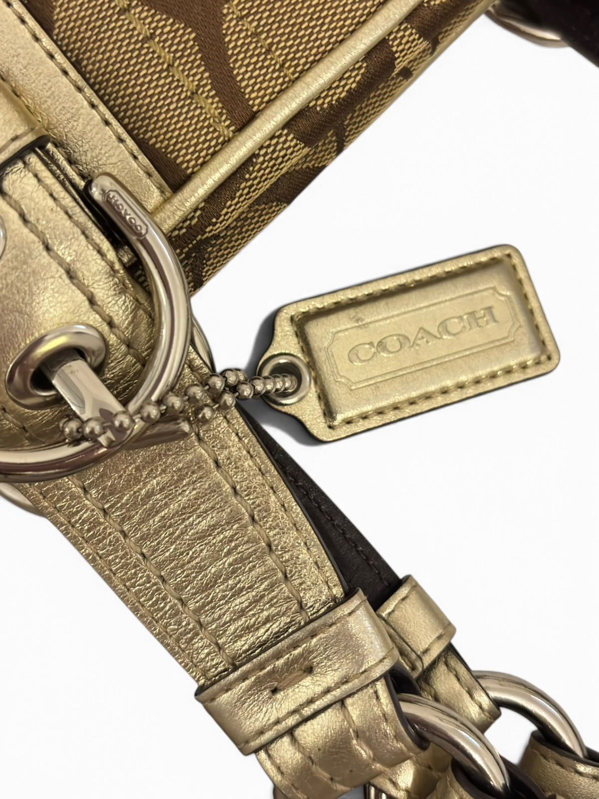 Vintage Coach Soho Patchwork Bag F12317 Signature Boston Bag