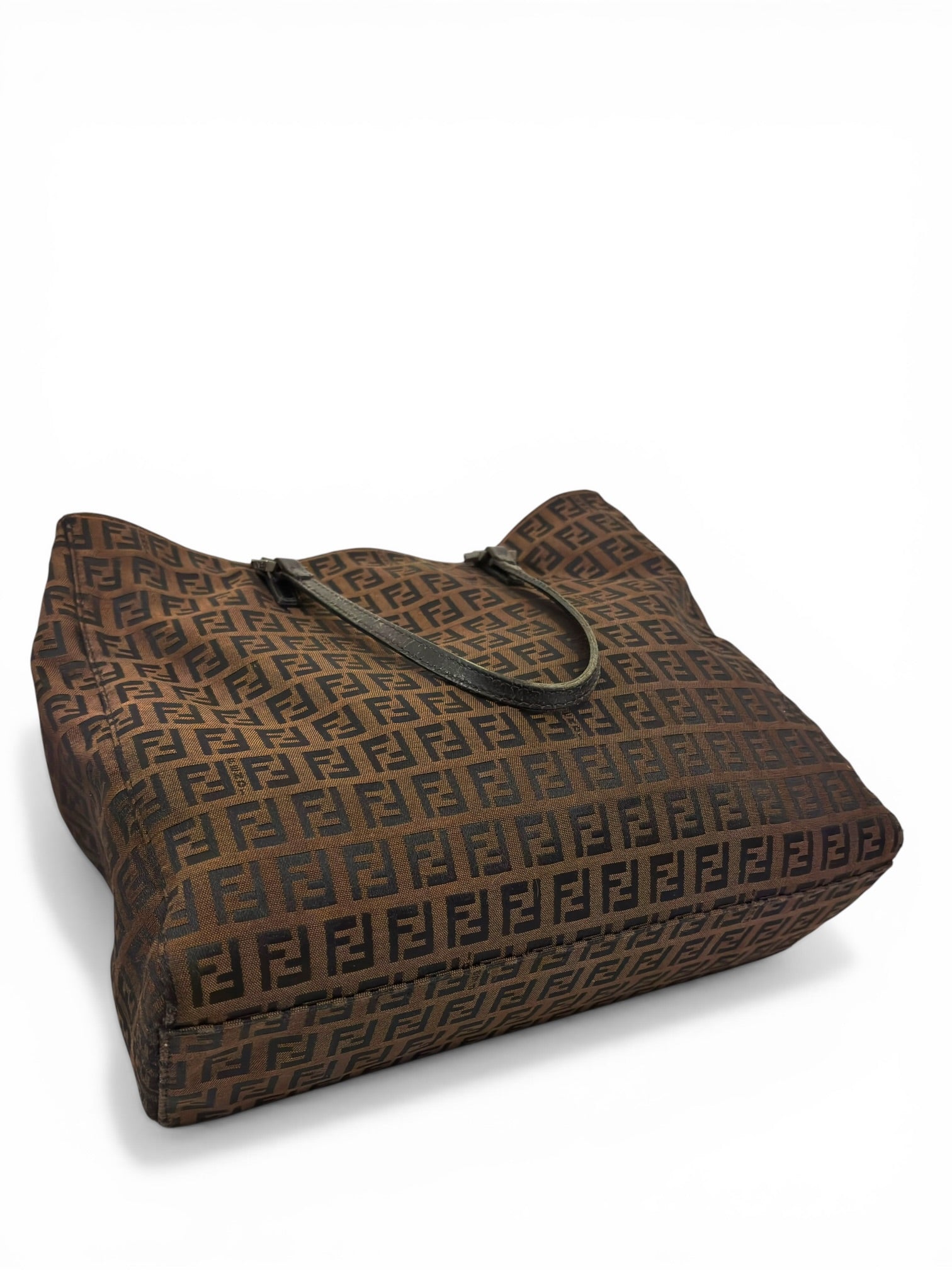 Fendi Brown Monogram Zucchino Canvas & Leather
2000-2010 Italy Tote Bag