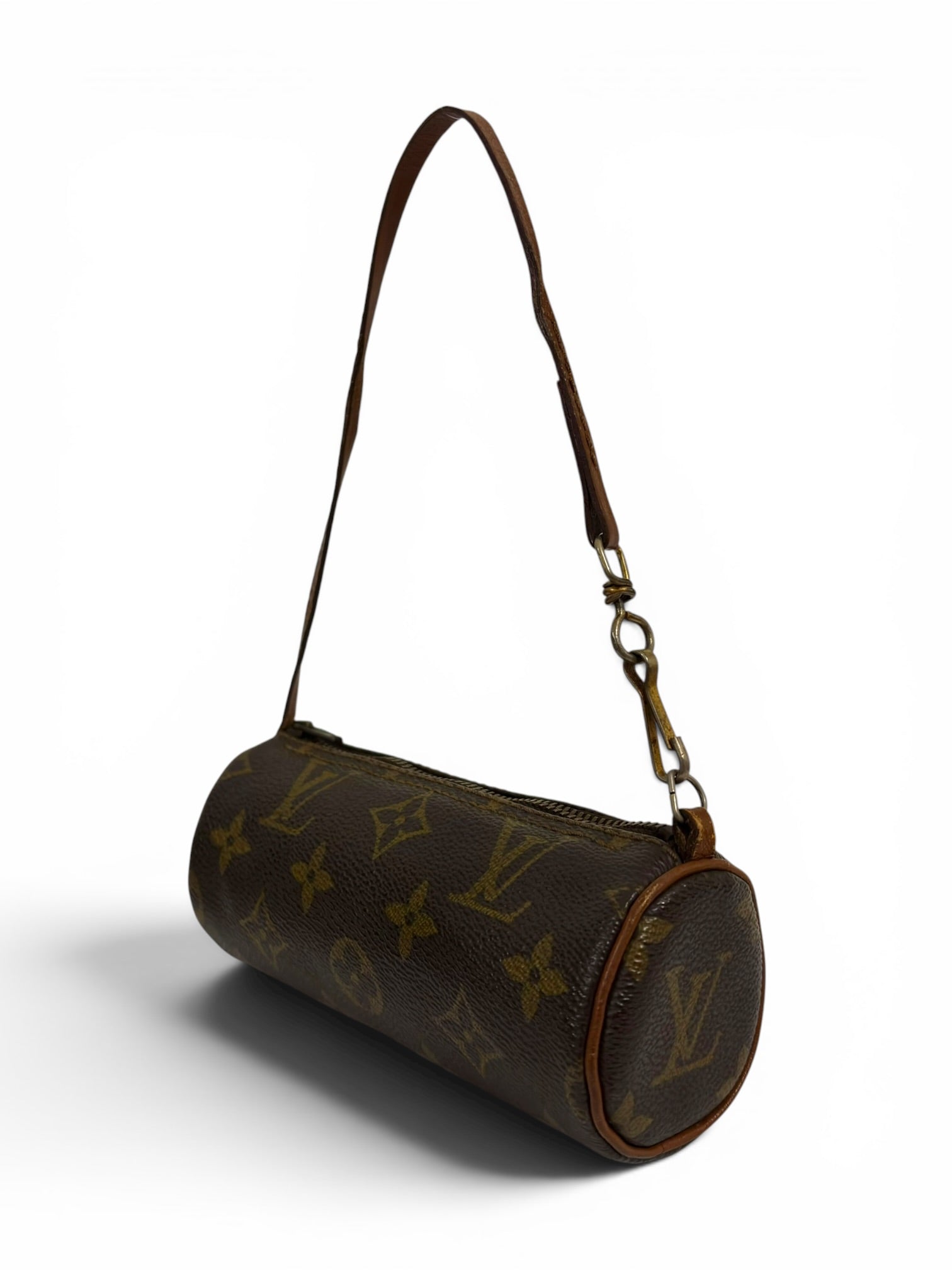 Louis Vuitton Mini Papillon Brown Monogram
Wristlet Pouch Vintage Handbag