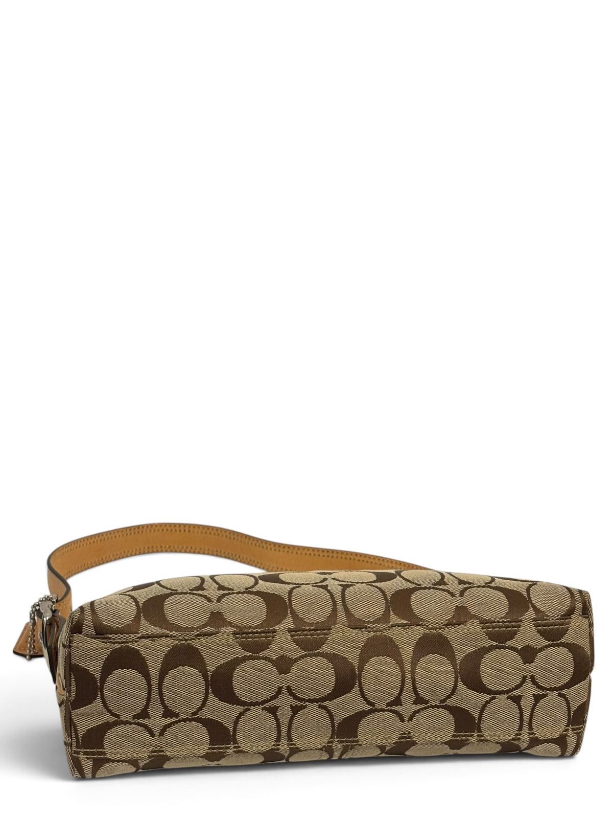 Vintage Coach Demi Bag 8K01 Signature Baguette Shoulder Bag