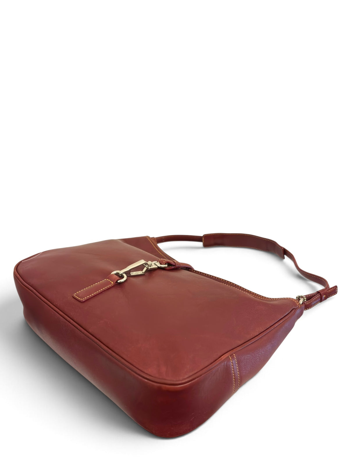 Vintage Coach Hamptons Bag 7778 In Red Leather