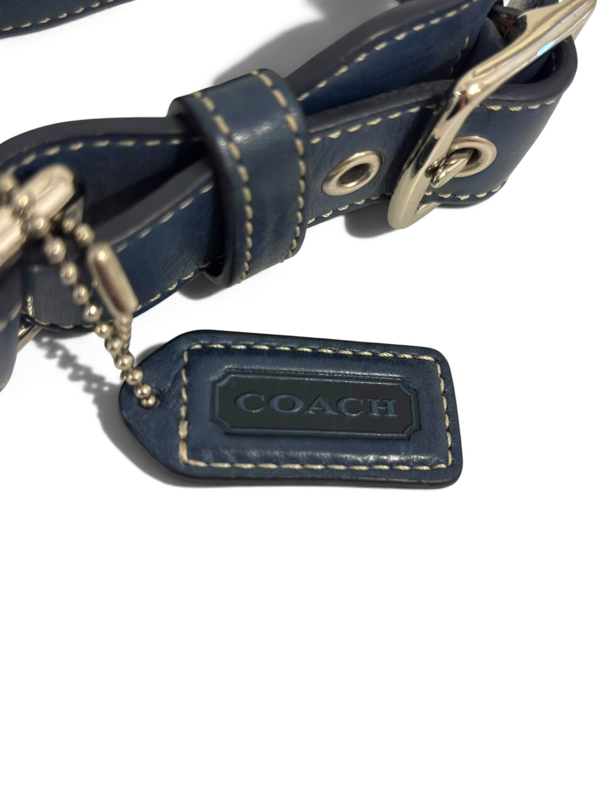 Vintage Coach Soho Bag 7559 Hobo In Rare Blue Suede