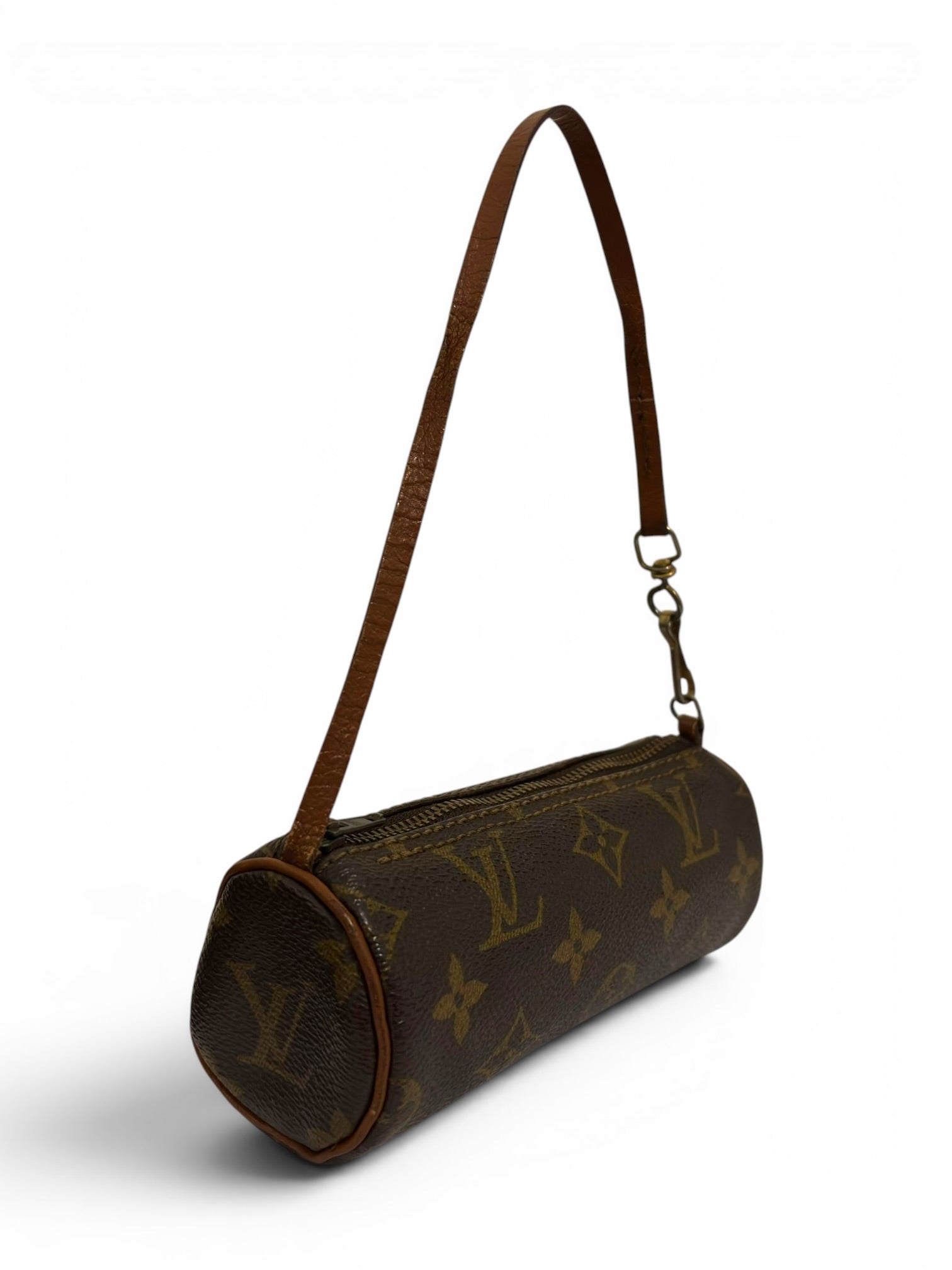 Louis Vuitton Mini Papillon Brown Monogram
Wristlet Pouch Vintage Handbag
