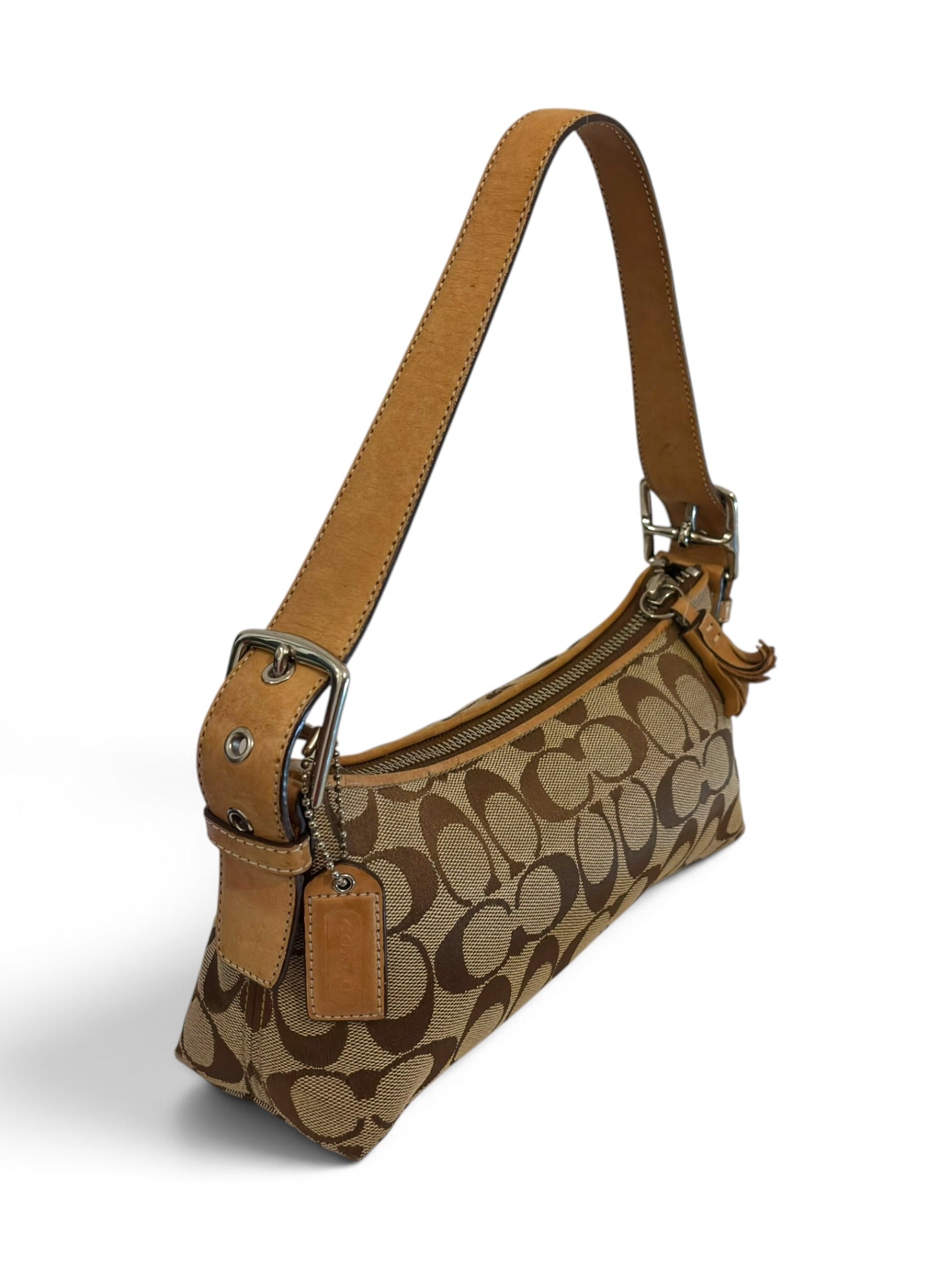 Vintage Coach Demi Bag Signature East West
Baguette Shoulder Bag C05M-6371