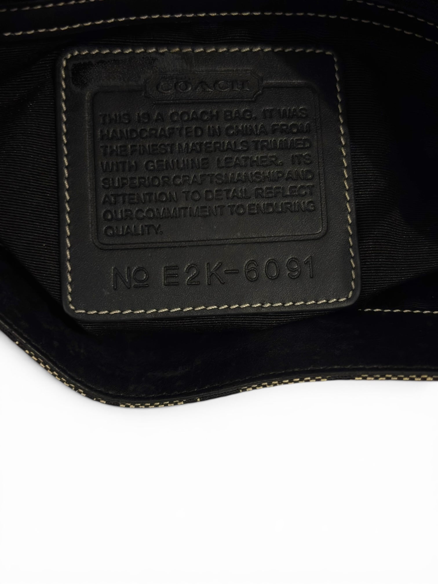 Coach Hampton Signature Clip Grey & Black Canvas
& Leather Hobo Vintage Shoulder Bag