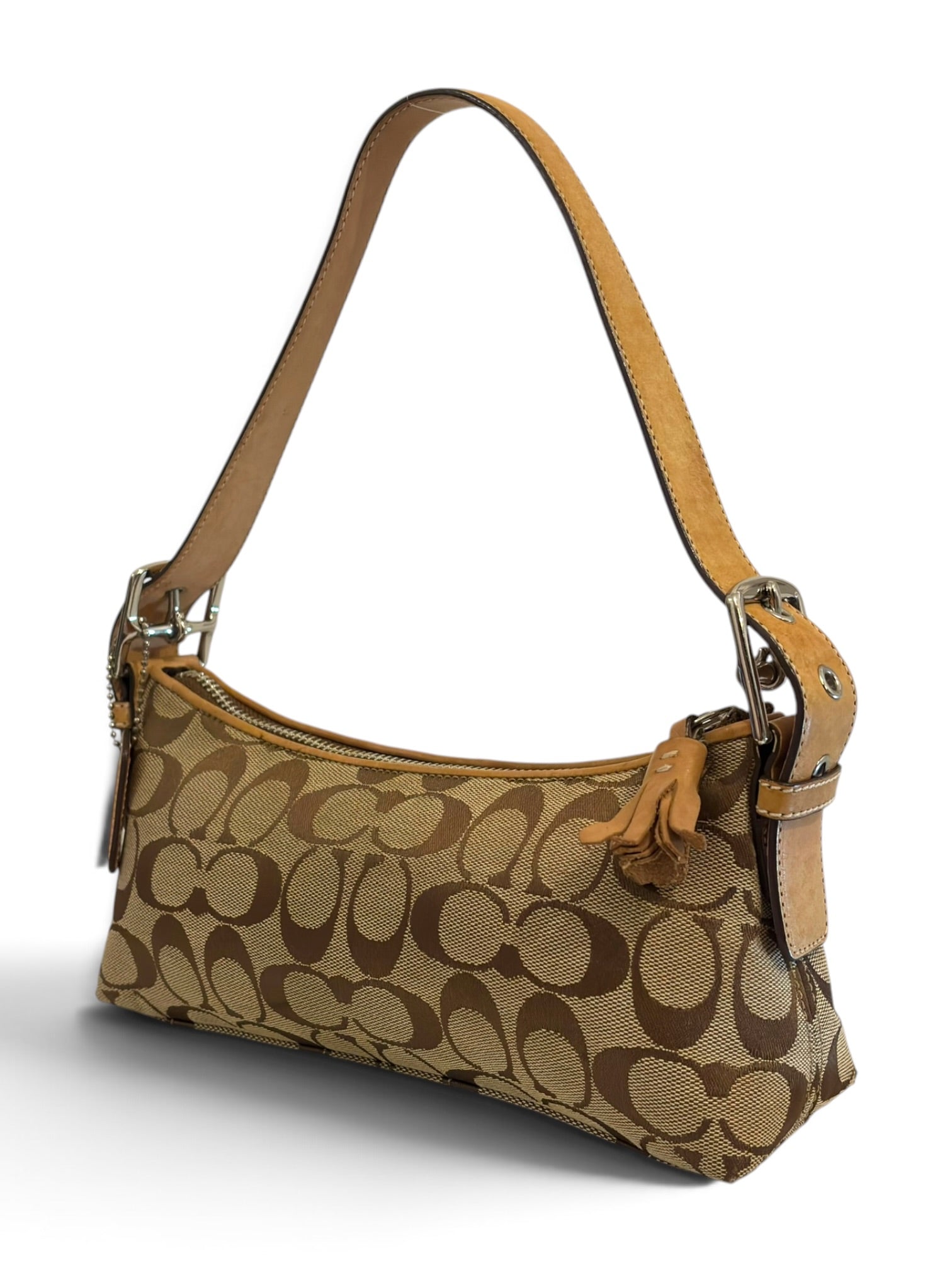 Vintage Coach Demi Bag Signature East West
Baguette Shoulder Bag C05M-6371