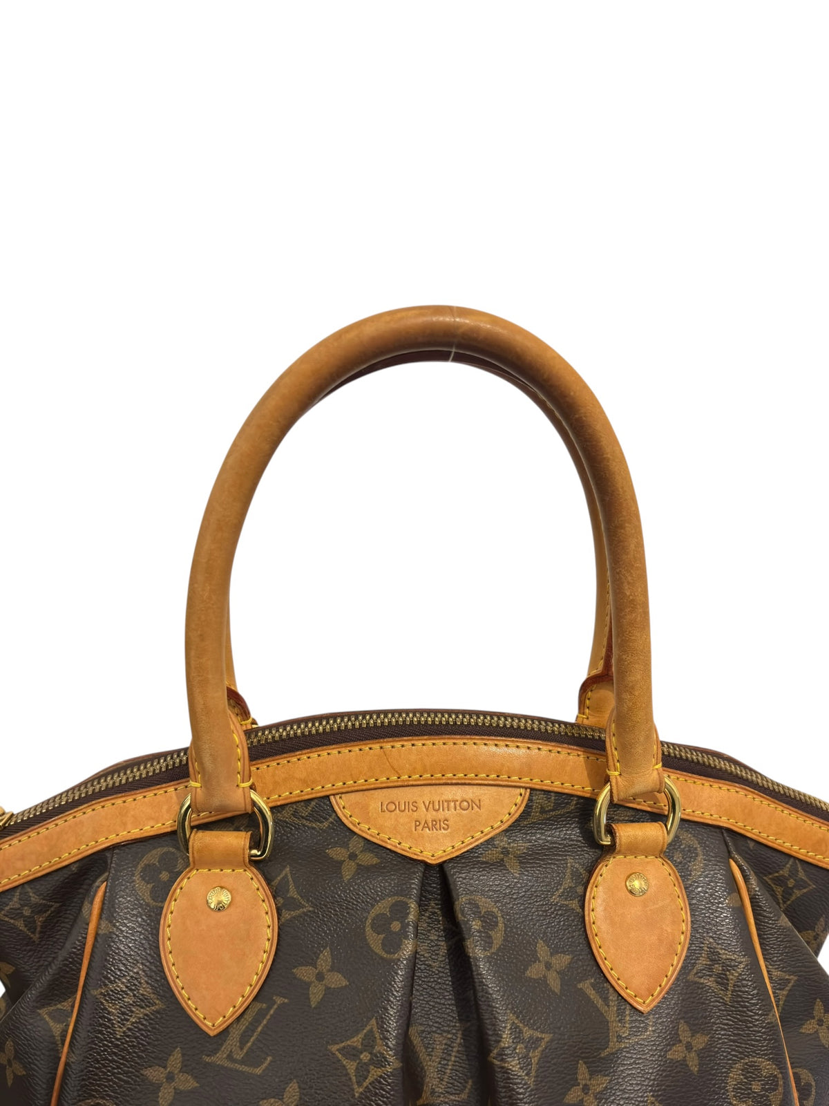 Vintage Louis Vuitton Tivoli PM 2013 Brown Monogram Tote