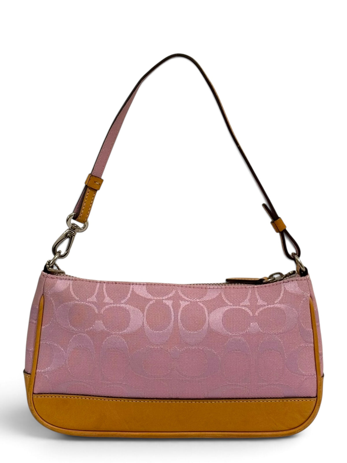 Vintage Coach Demi Bag 6094 In Rare Signature Pink