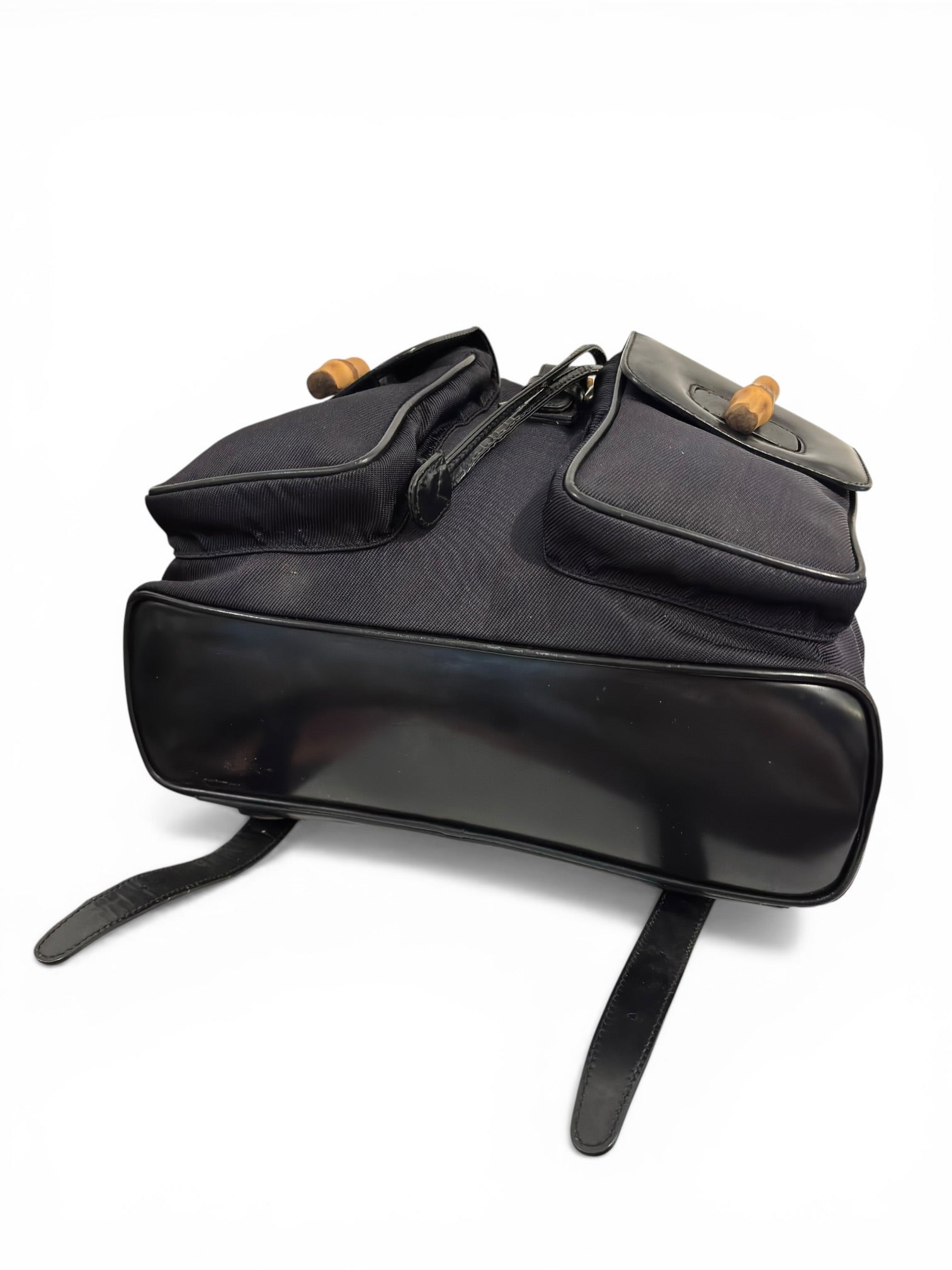 Gucci Bamboo Rare Black Nylon & Leather Backpack
Rucksack Bag 003 2058 0016 5