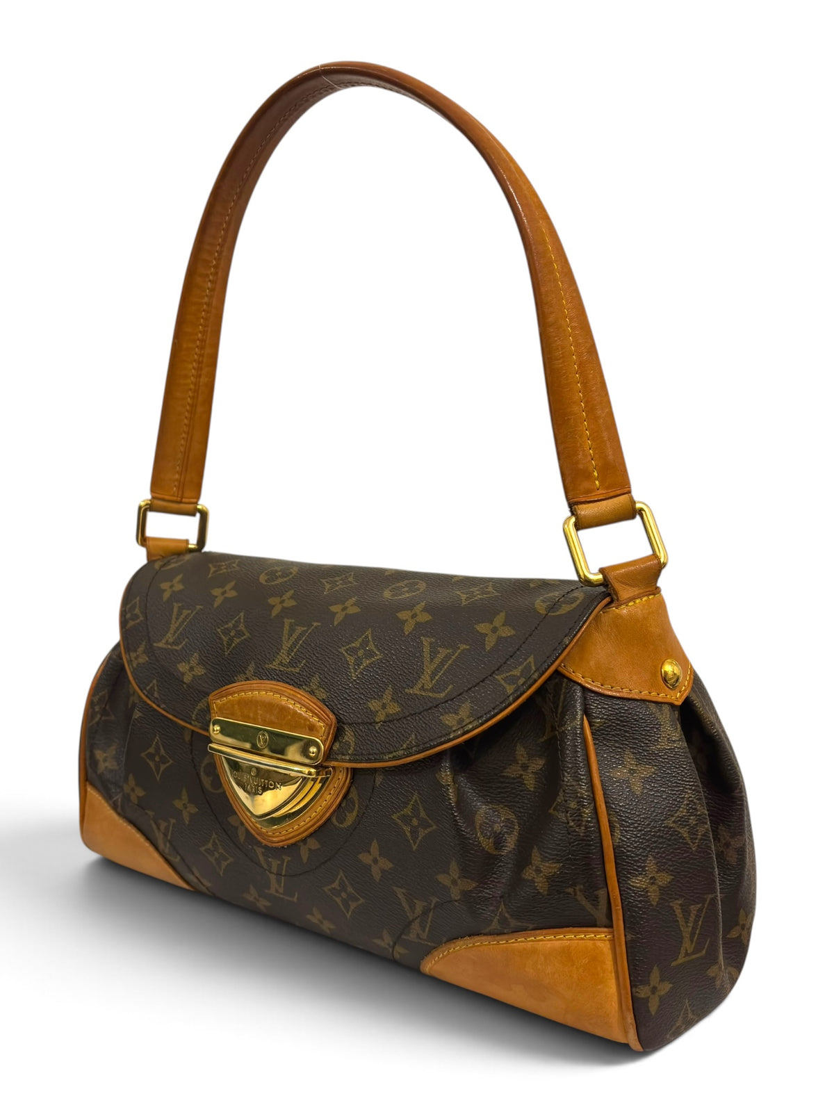 Vintage Louis Vuitton Beverly Bag Brown MM Monogram
