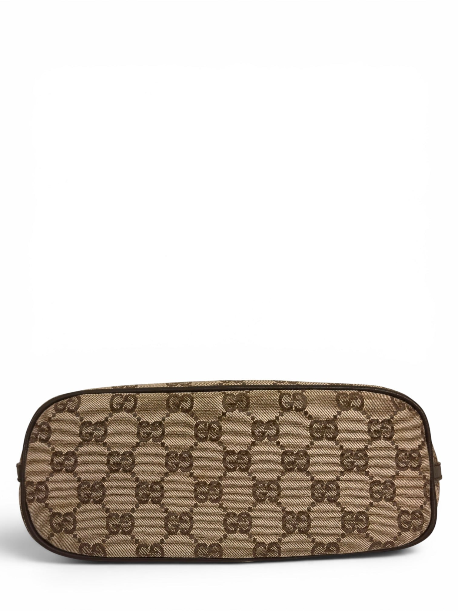 Gucci Brown / Beige Signature Canvas & Leather
Pochette Boat Vintage Shoulder Bag