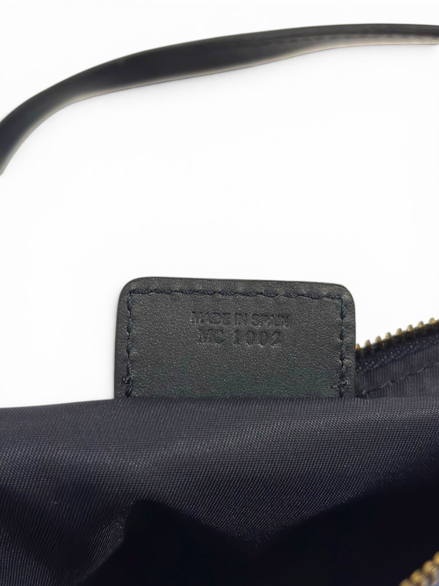 Vintage Christian Dior 2002 Mini Diorissimo Saddle Pochette Shoulder Bag