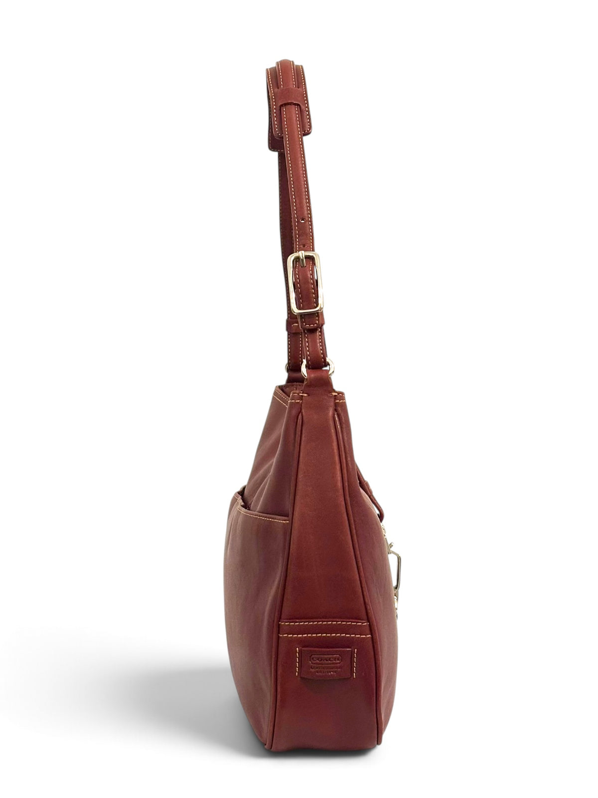 Vintage Coach Hamptons Bag 7778 In Red Leather