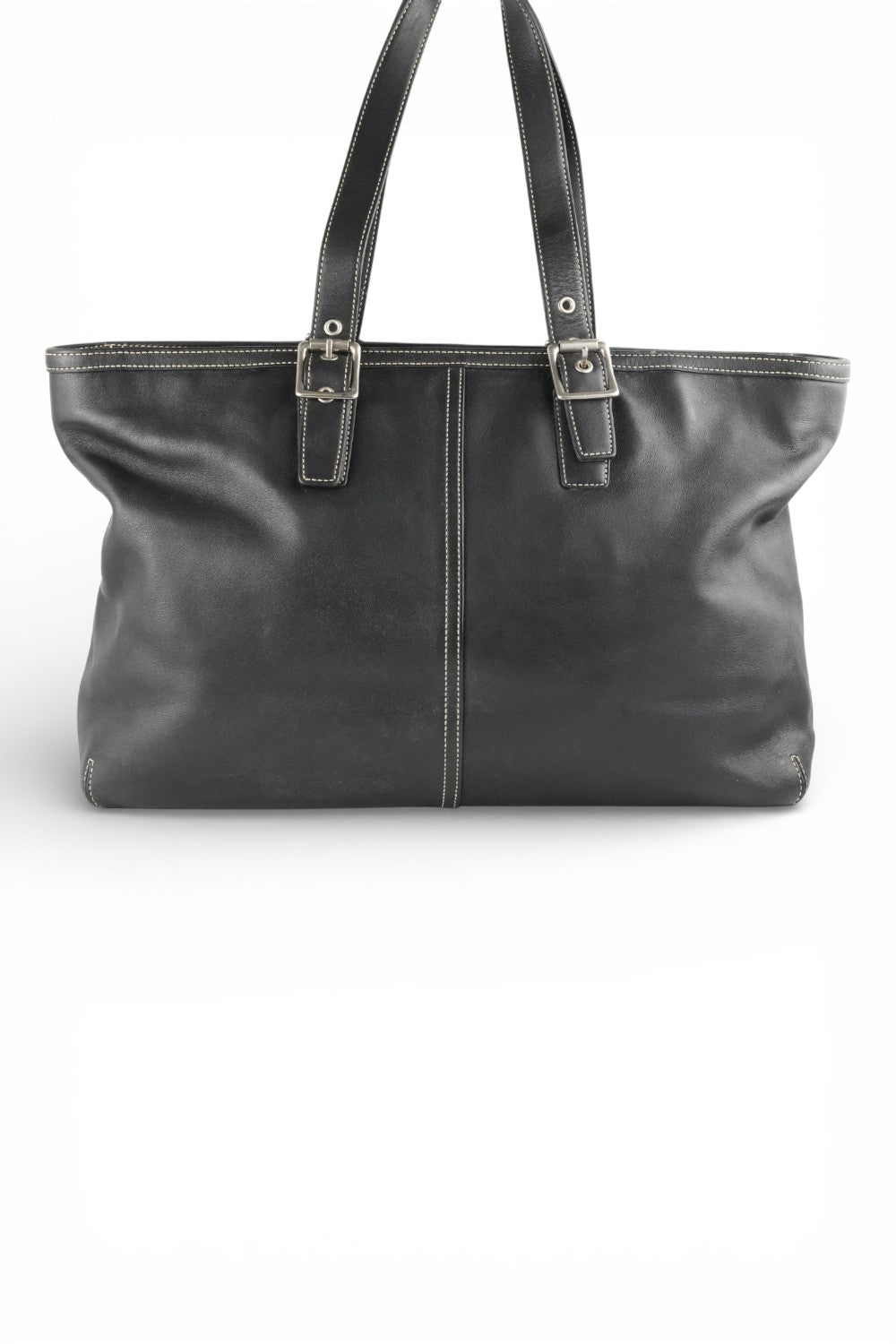 Coach Black Leather XXL Vintage Soho Vintage Tote Shoulder Bag