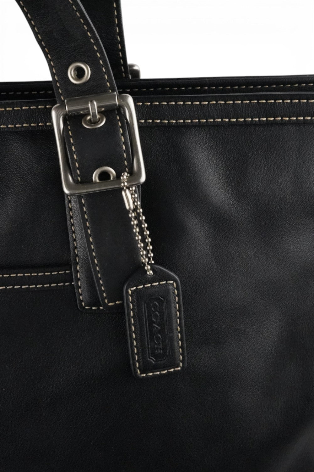 Coach Black Leather XXL Vintage Soho Vintage Tote Shoulder Bag