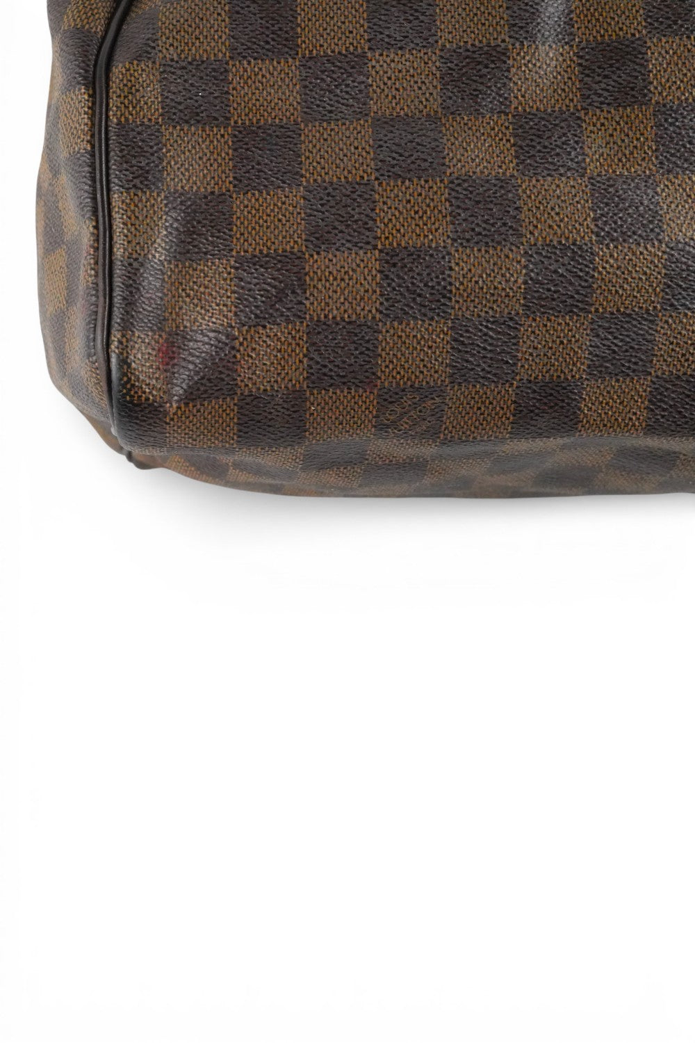 Louis Vuitton Brown Speedy 30 in Damier Ebene Canvas & Leather Handbag