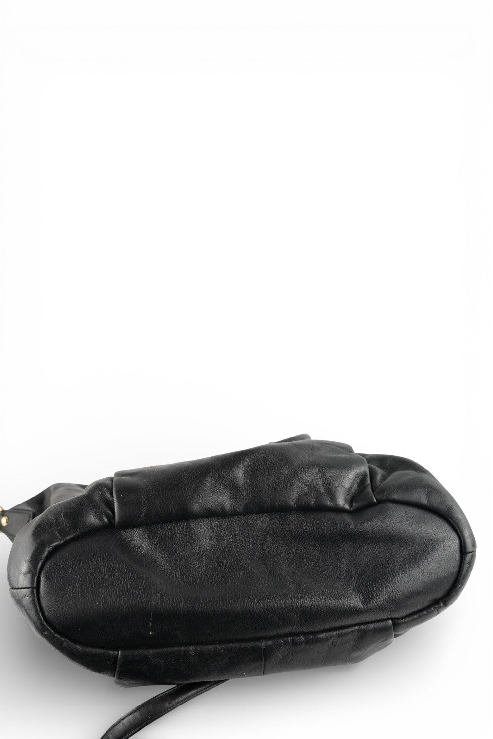 Coach Black Leather Madison Vintage Tote Gold Hardware & Strap Shoulder Bag