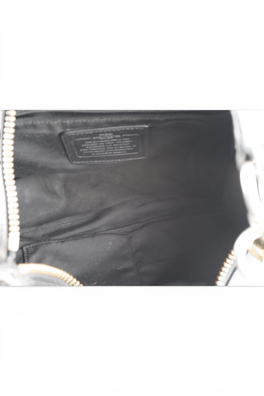 Coach Harley Black East West Hobo Bag Pebbled Leather Shoulder Bag