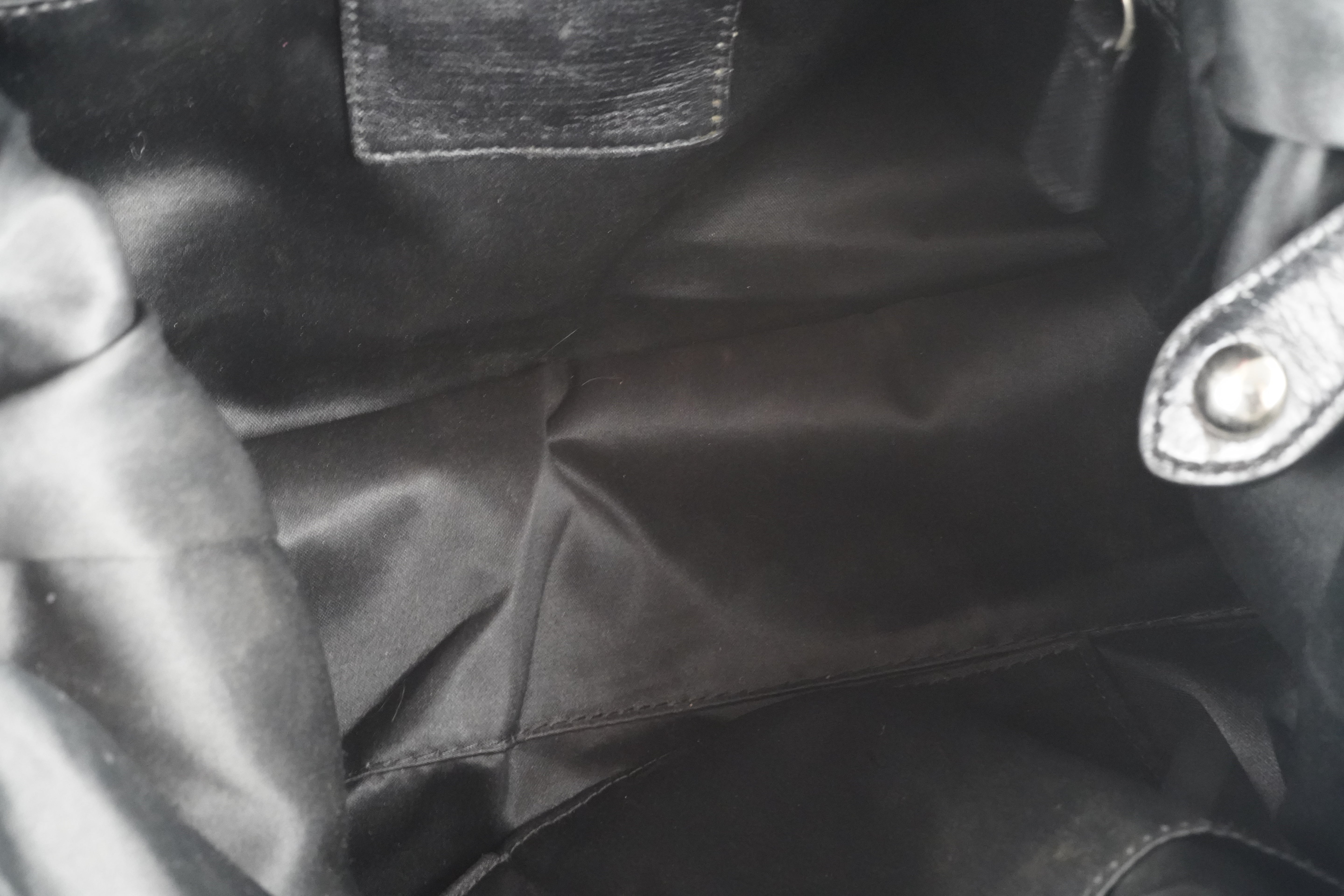 Coach Black & Grey Ashley Satchel Horse & Carriage Vintage Satchel Shoulder Bag