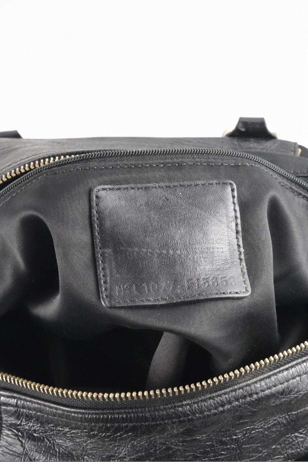 Coach Black & Grey Ashley Satchel Horse & Carriage Vintage Satchel Shoulder Bag