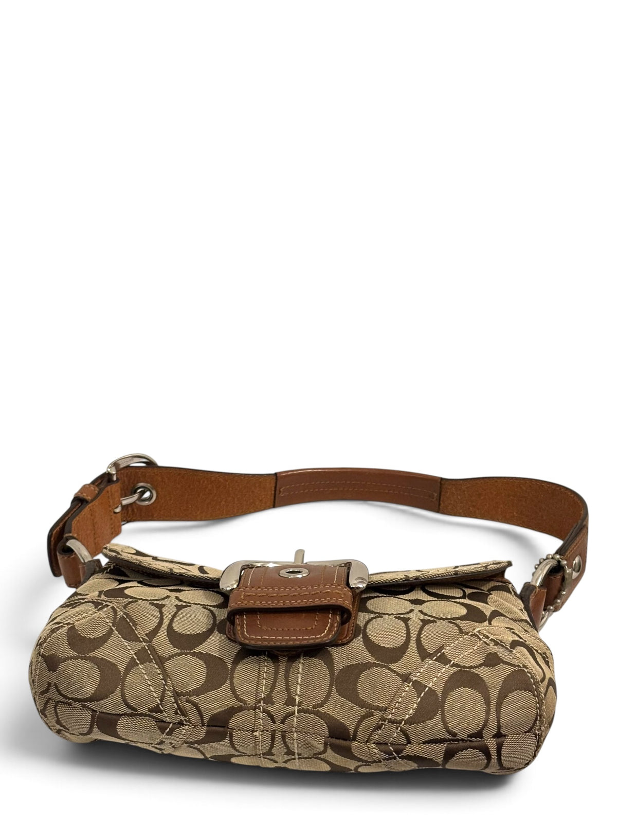 Vintage Coach Soho Bag 11860 Signature Flap Shoulder Bag