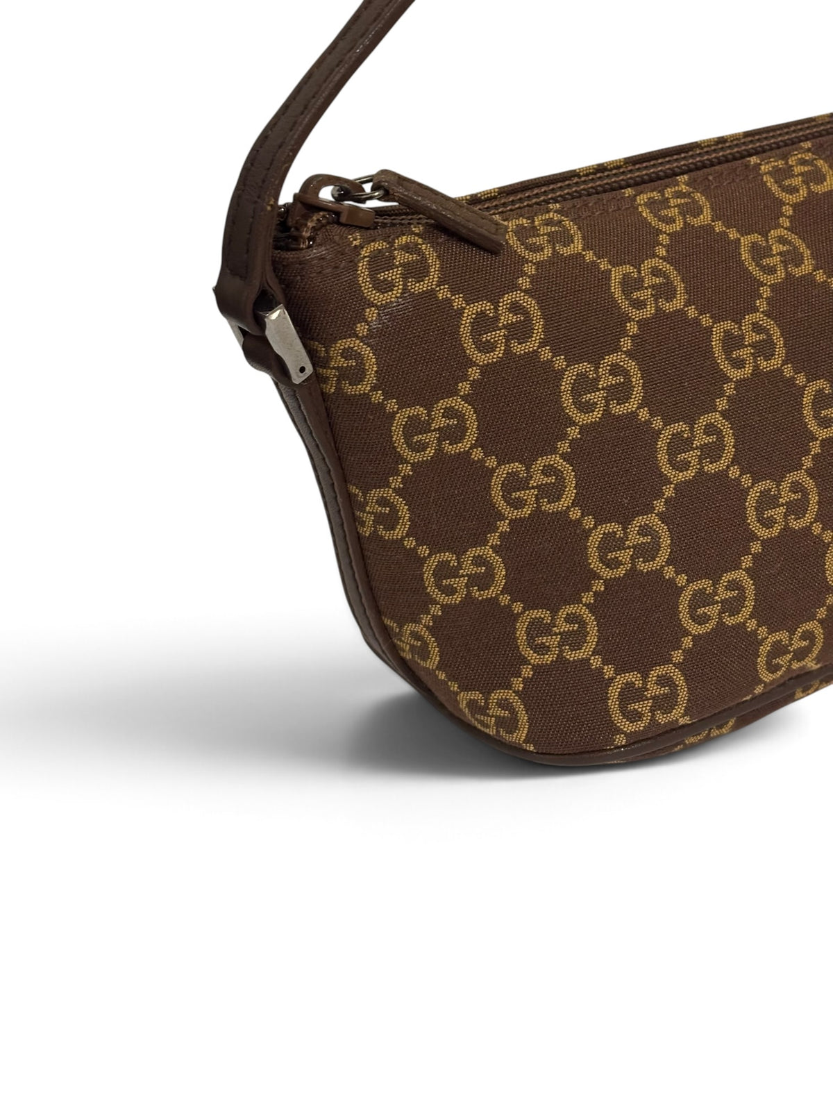 Vintage Gucci Boat Bag 039 1103 GG Monogram Pochette