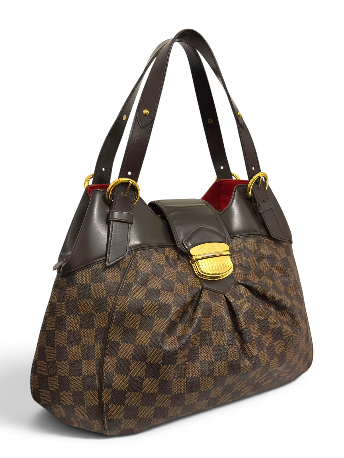 Vintage Louis Vuitton Sistina Bag GM Damier Ebene