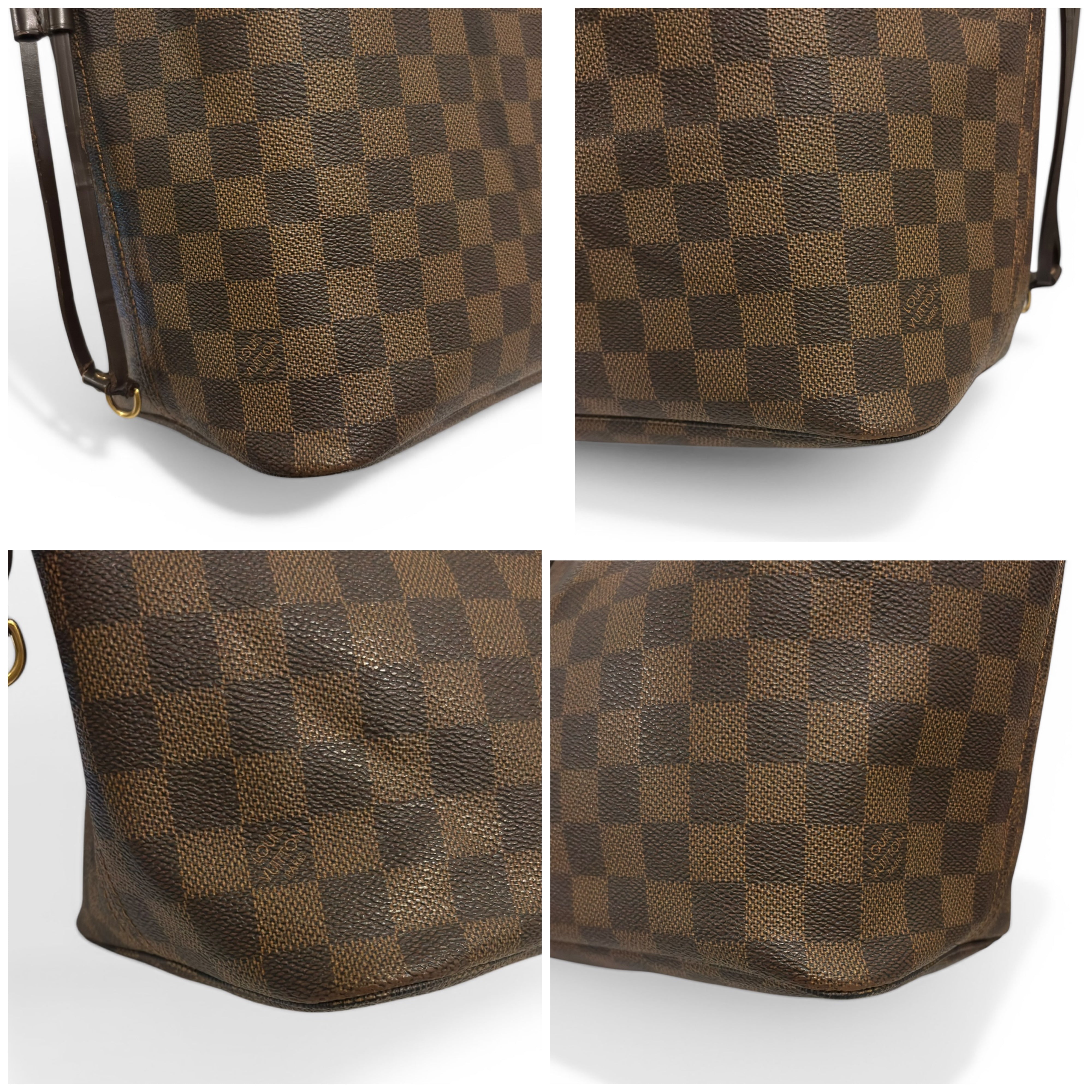 Louis Vuitton Neverfull Brown Damier Ebene MM
Cherry Red Tote Shoulder Bag
