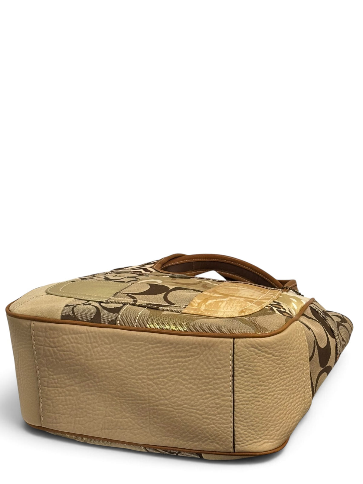 Vintage Coach Ergo Patchwork Bag 10810 Signature & Animal Print Tote