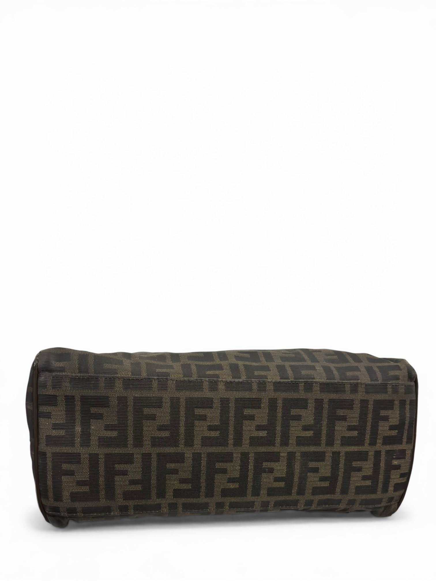 Fendi Brown Monogram Zucca Medium Du Jour
Etniko Canvas & Leather Tote Shoulder Bag