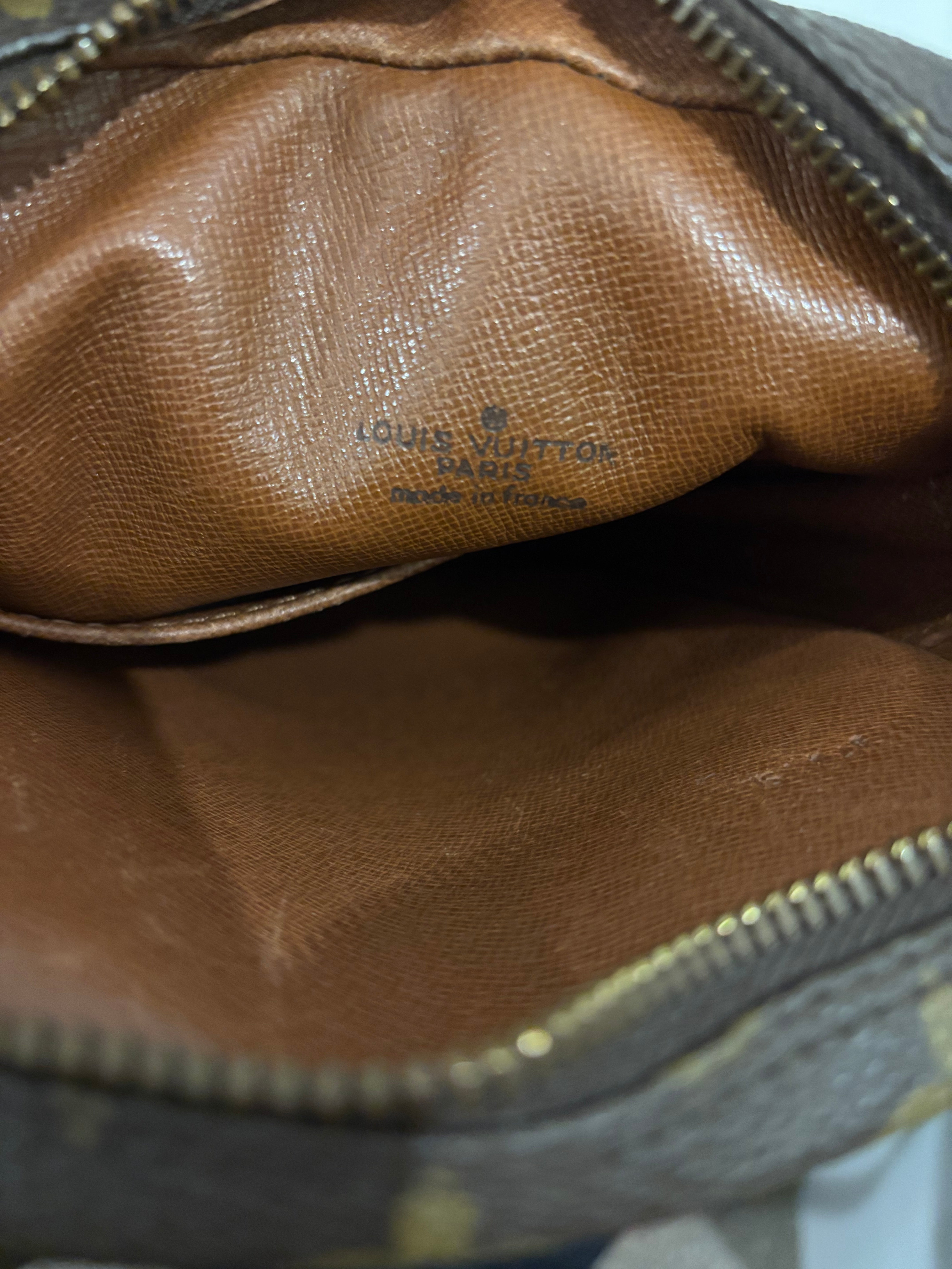 Louis Vuitton Unisex Brown Monogram Danube Canvas & Leather Crossbody / Shoulder Bag