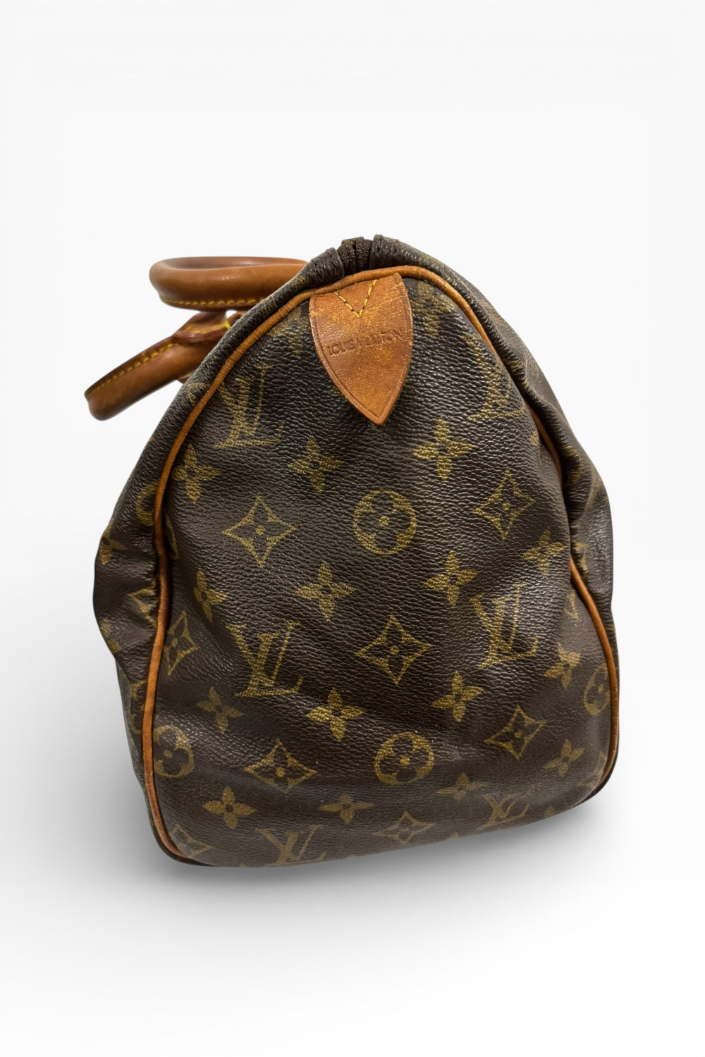 Louis Vuitton Brown Speedy 30 Monogram Canvas & Leather Handbag