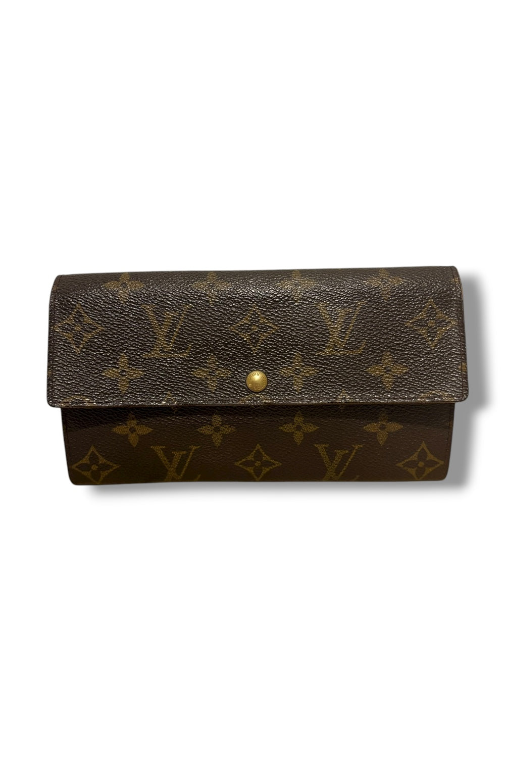 Louis Vuitton Sarah Purse / Wallet Signature Monogram Bifold Designer Clutch Vintage