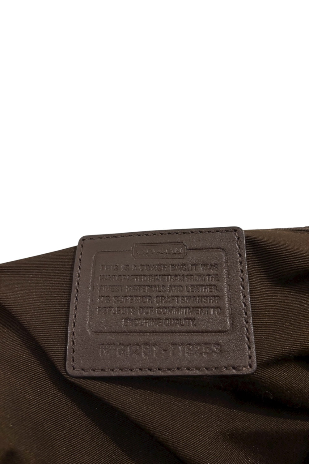 Coach Brown / Khaki Signature Canvas Soho  Carryall Hamptons Tote Shoulder Bag