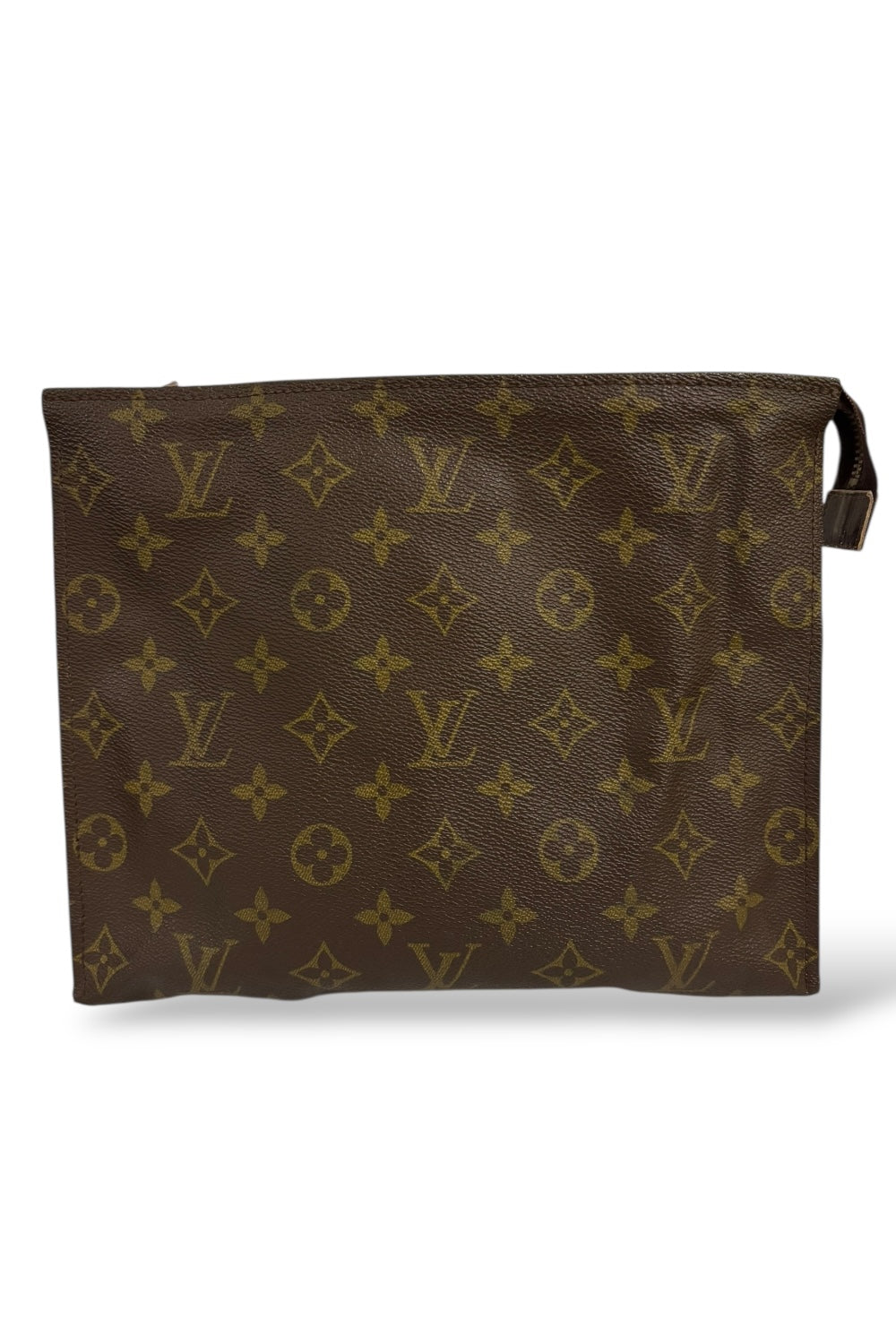 Louis Vuitton Brown Toiletry Vanity Pouch 26 Monogram Canvas & Leather