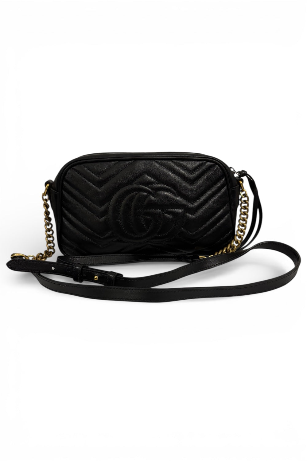Gucci GG Marmont Small Matelasse Leather Crossbody Camera Shoulder Bag