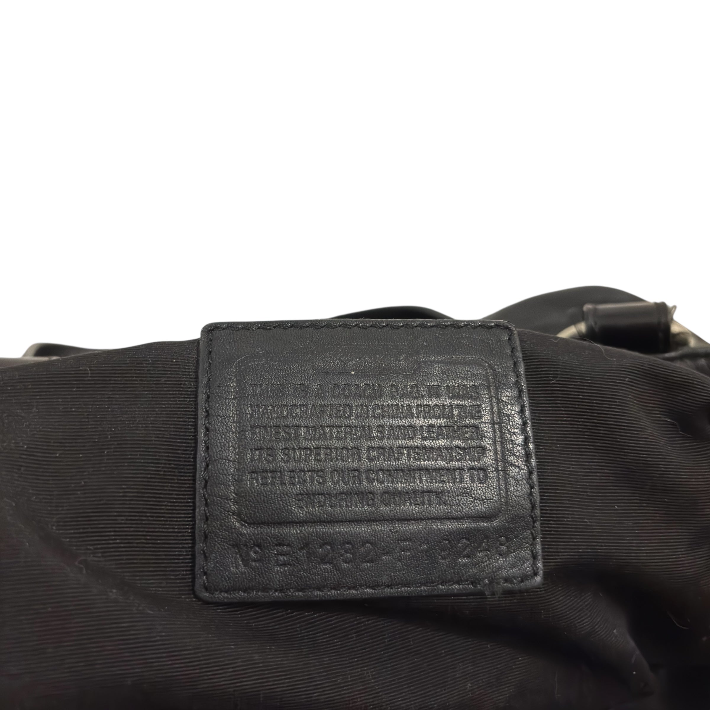 Coach Black Soft Leather Soho Vintage Buckle Shoulder Bag