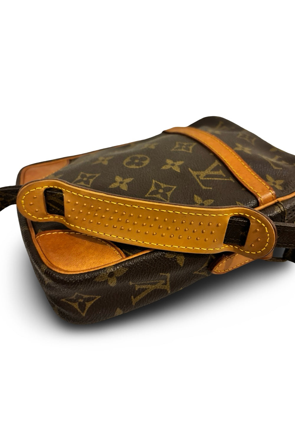 Louis Vuitton Unisex Brown Monogram Danube Canvas & Leather Crossbody / Shoulder Bag
