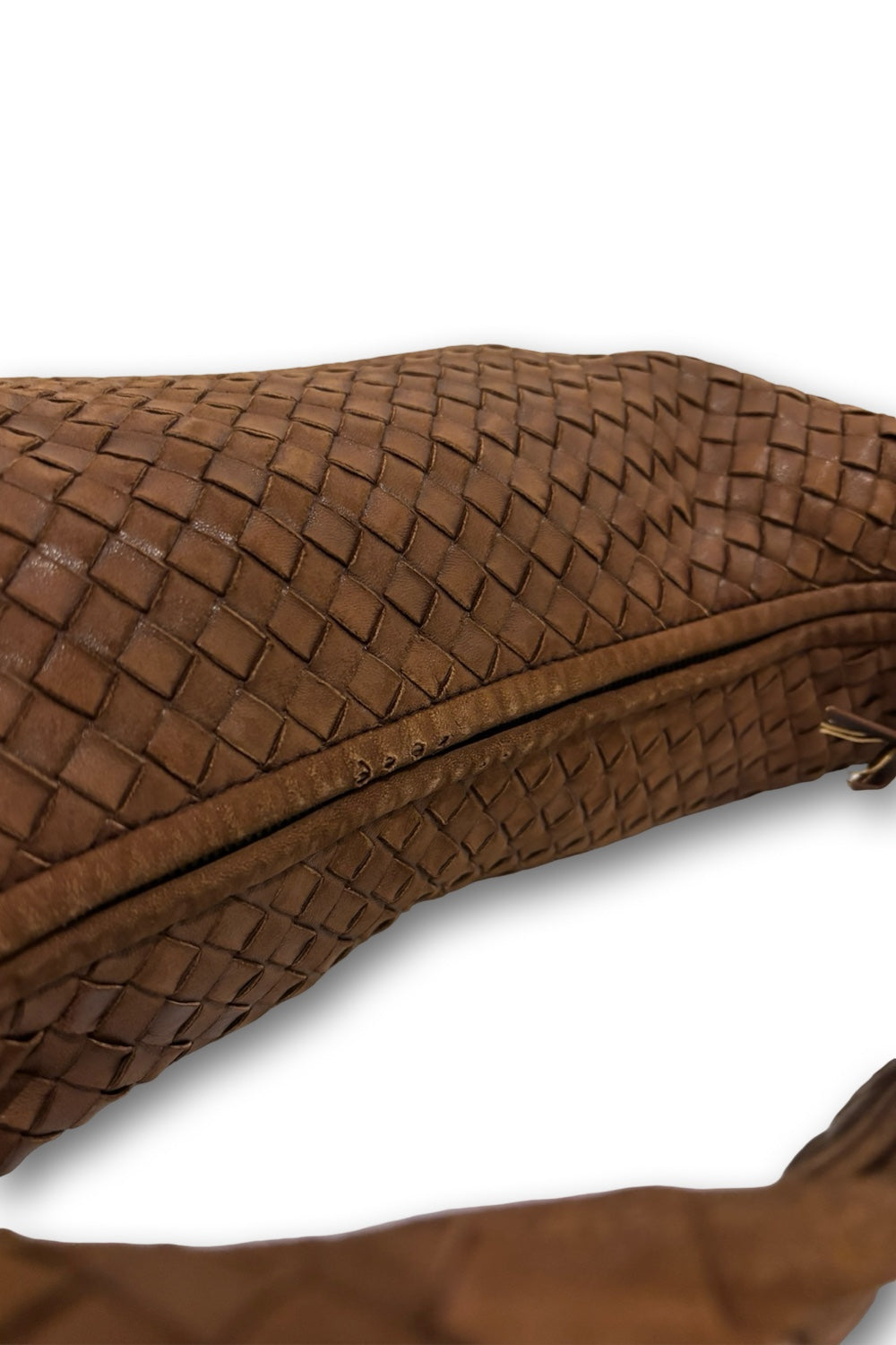 Bottega Veneta Brown Large Intrecciato Signature  Weave Nappa Hobo Leather Shoulder Bag