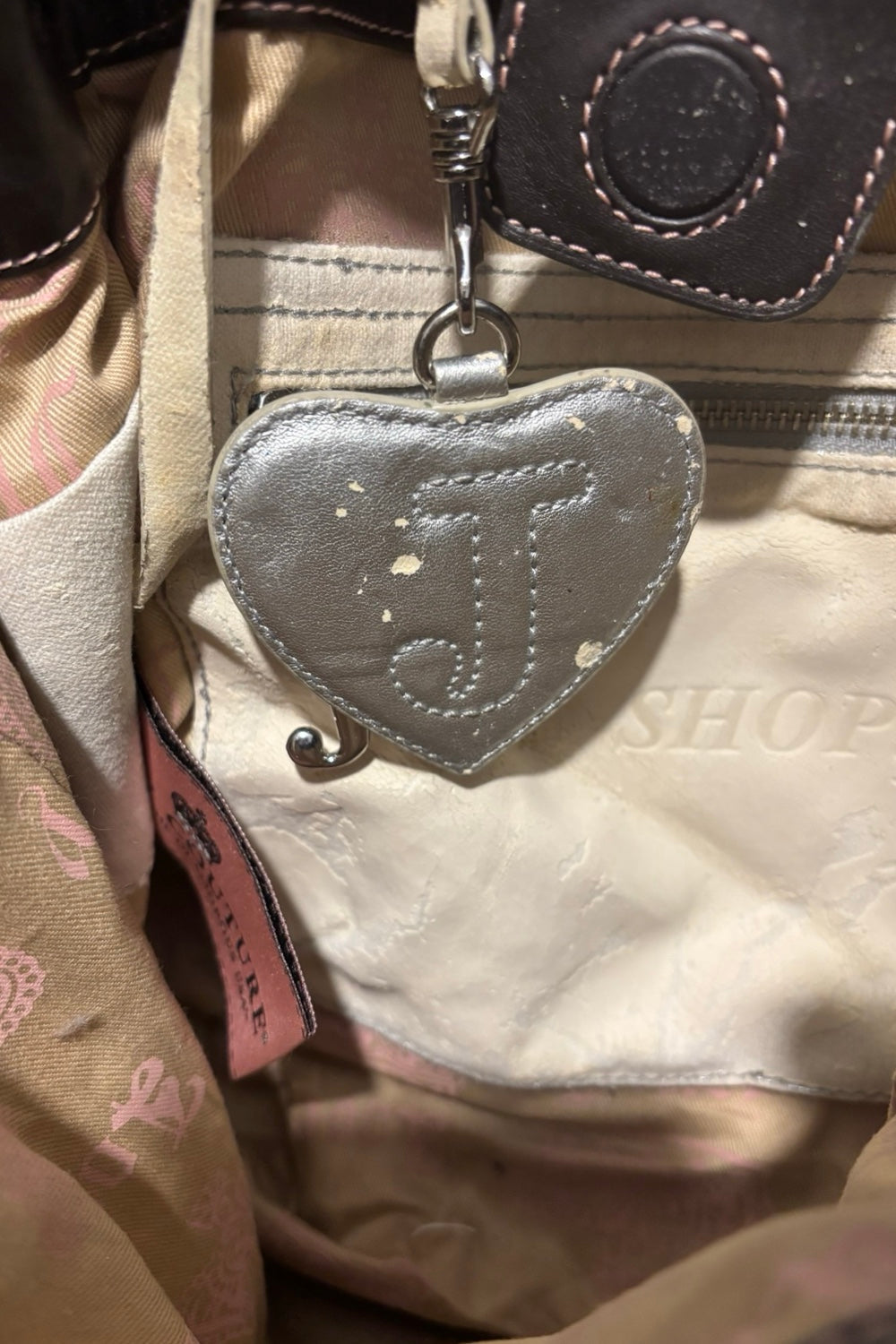 Juicy Couture Pink Fairytale Once Upon A Time Vintage Daydreamer Shoulder Bag
